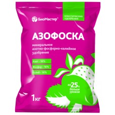 Азофоска 1кг N-16, Р-16, К-16, гум. БиоМастер